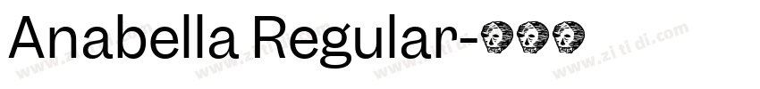 Anabella Regular字体转换